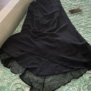 Black and Gold Embellished Dress